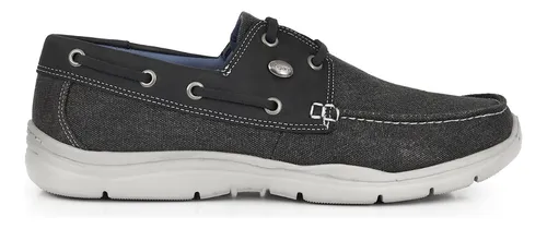 comprar Nautico Hombre Tela Cuero Zapato Briganti Mocasin Confort