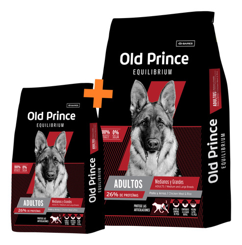 Old Prince Adulto Equilibrium X 20kg + 3kg Gratis Drovenort