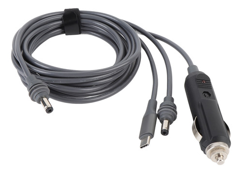Cable De Coche 3 En 1 Dc Plug And Play De 100 W Usb C 12-24