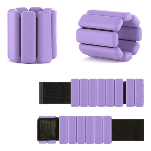 2pcs Polainas For Tobillos Y Muñecas,1lb , Pesas De Silicon