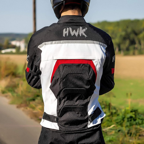Chamarra De Protección Hwk, Poliéster, Rojo, Xl
