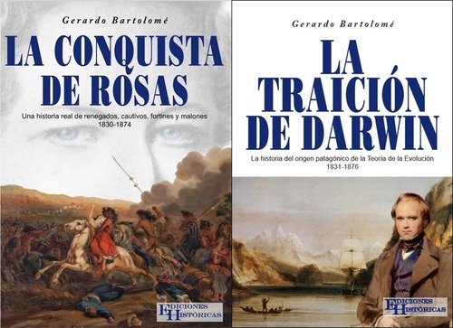 Imagen 1 de 3 de Combo La Conquista De Rosas + La Traición De Darwin