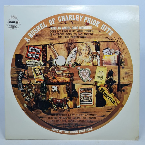 Lp The Quinn Brothers - A Bushel Of Charley Pride Hits