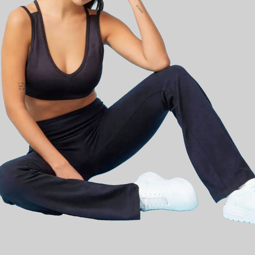 Leggings Deportivos Gym Dama Mango Y Merengue Con Bolsa