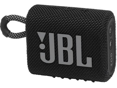 Imagen 10 de 10 de Parlante JBL Go 3 portátil con bluetooth waterproof negro 110V/220V