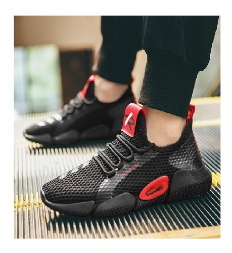 Zapatillas Deportivas Urbanas Hombre Negroverde Zapatillas Deportivas Urbanas Hombre Negroverde