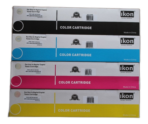 Imagen 1 de 1 de Kit De 4 Toner Para Ricoh Mpc 2003/2503/2004/2504 Bkcma