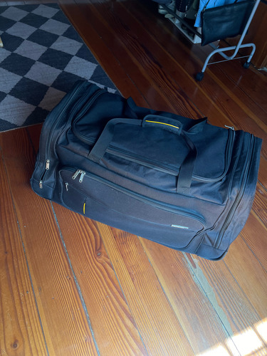 Valija Mochila Xxl C Ruedas Y Manija Viaje Convertible Negro Lisa (Usado)