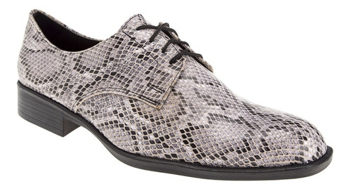 Imagen 1 de 5 de Zapatos Vivora Moda Vestir Hombre Eco Cuero Reptil Importado