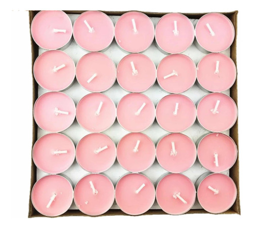 Pack 50 Velas Flotantes Rosadas