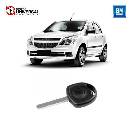 Chave Agile 2009 A 2014 S/ Segredo C/ Alojamento Transponder