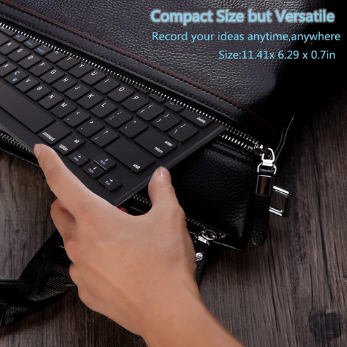 Teclado Inalámbrico Bt Compatibles Con Mac, Android, Ios