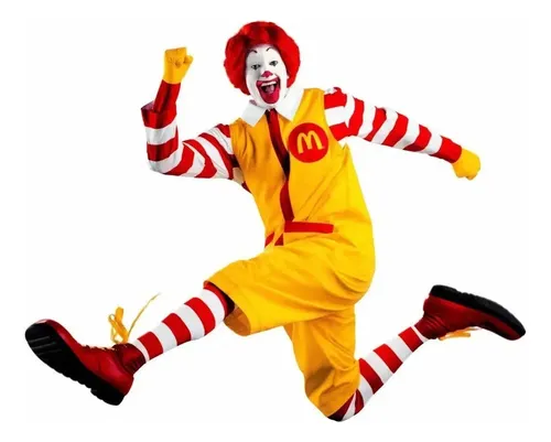 . Ropa Clásica De Payaso Sexy De Ronald Mcdonald Cos