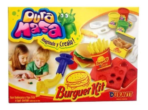 Imagen 2 de 6 de Duravit Dura Masa Burger Kit Masas Playking
