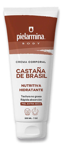  Crema Corporal Nutritiva Con Castaña De Brasil 200 Ml | Pielarmina