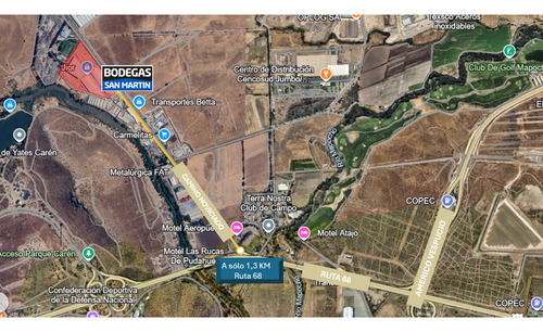 Bodega En Arriendo En Pudahuel Desde 300m2, Agroindustrial