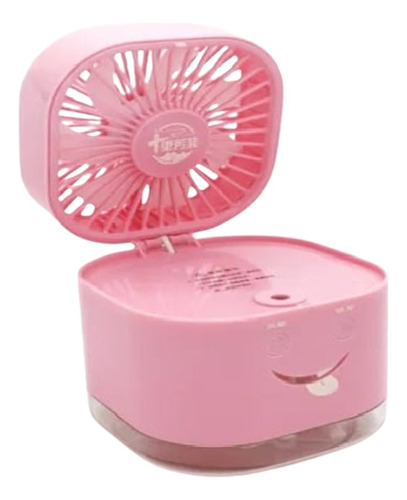 Mini Humidificador C/ventilador Fs2201 Rosado Yop