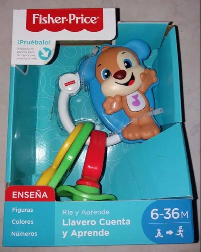 Fisher Price Ríe Y Aprende Llavero Musical Cuenta Conmigo