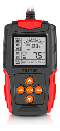 Herramienta Digital Tester Lcd Para Coche, 12 V/24 V, Coche
