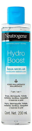 Água Micelar Demaquilante Neutrogena Hydro Boost 200ml