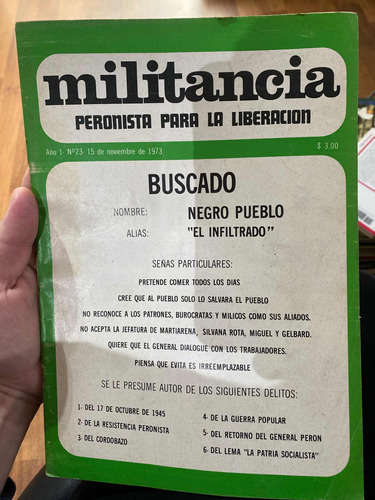 Militancia Peronista Para La Liberación