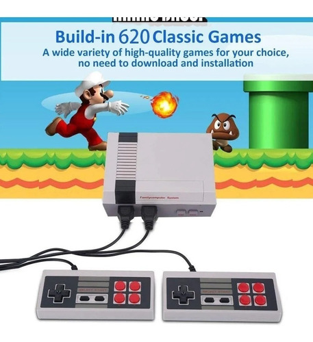Consola Juegos Entretenimiento 620 Games Incluidos Joystick