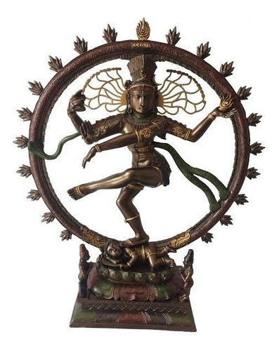 Shiva Nataraj Na Roda De Fogo  - Estatueta Veronese M2