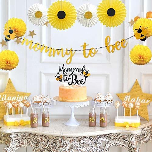 Imagen 5 de 7 de Fiesta Inspo Mami Para Abeja Baby Shower Decoraciones Sumini