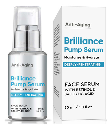 Brilliance Pump Serum - Suero Facial Antienvejecimiento, Su.