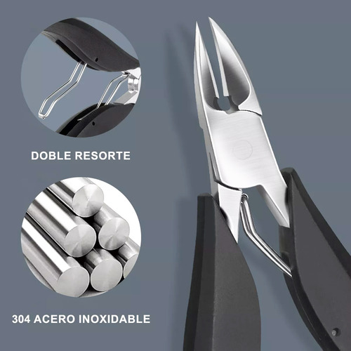 SIMUKY 13 Piezas Pedicure Set De Manicure Profesional Cortar Uñas Encarnadas