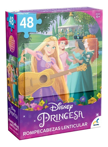 Rompecabezas Disney Princesas Lenticular De 48pzas