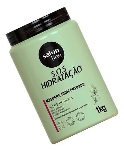 Salon Line Sos Hidratación Mascara Hidratante Oliva X 1kg