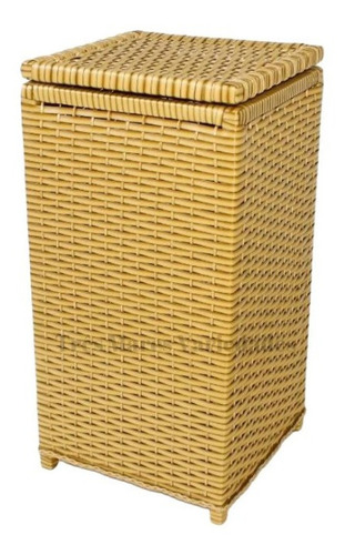 Cesto Para Roupa Suja Roupeiro Fibra Sintetica 30x30x60