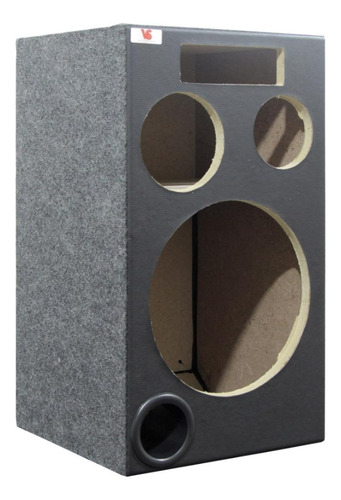 Caixa Vazia Alto Falnte 12'' + 1 Driver+ 1 Tweeter+ 1 Player