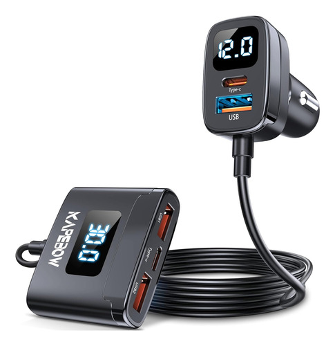 Cargador De Coche Usb C De Carga Rápida De 78 W