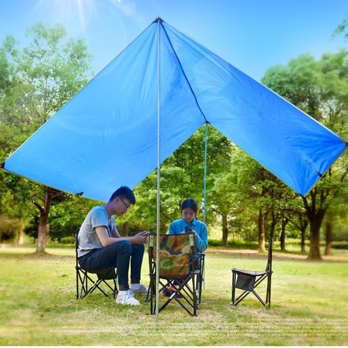 Imagem 4 de 9 de Lona Leve Carga 3x2m Azul Starfer 105g Multiuso P Proteção