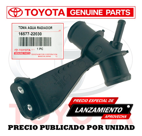 Toma De Agua Toyota Corolla New Sensation Superior 2009/2014