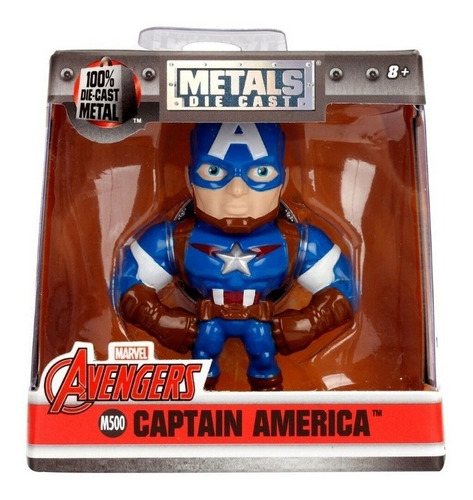 Capitan America Avengers Metal Die Cast - Marvel 2.5
