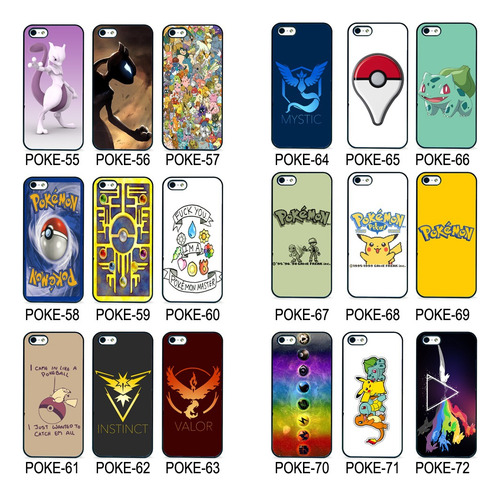Funda Pokemon Pikachu Compatible Con Tecno Spark Pova Negro Infinix Hot 50 Pro 4g