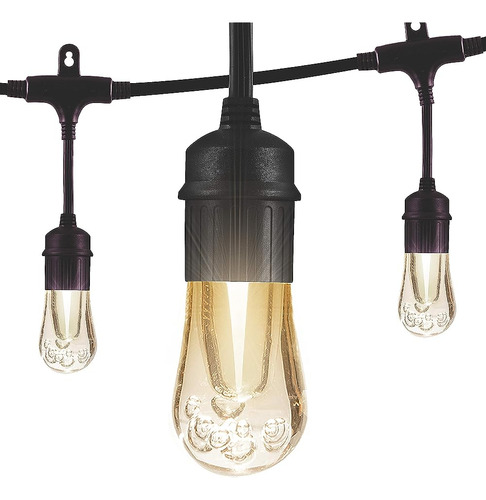 Enbrighten Vintage Led Cafe Lights, Outdoor String Lights, N