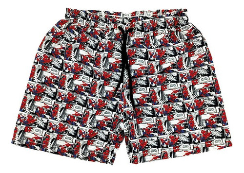 Malla Niño Short De Baño Spiderman Original Marvel®