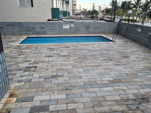 Imagem 2 de 14 de Apartamento 2 Dormitórios Prédio Frente Mar Aviação Ams324