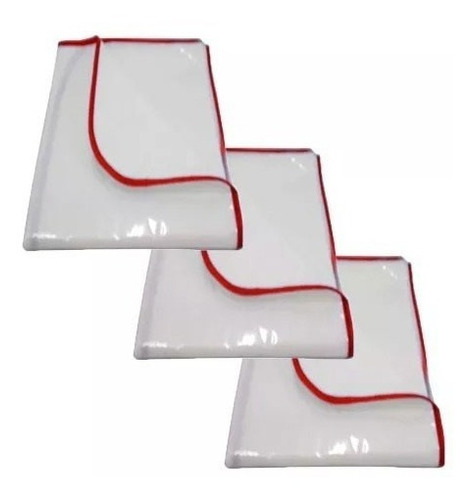 Imagem 5 de 7 de Kit 3 Tapetes Sanitário Lavável Higiênico P/ Cães 60x50 Pet