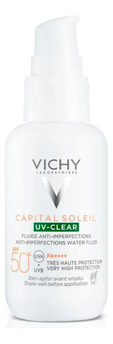 Protector Solar Vichy Capital Soleil Uv Clear Spf50 40 Ml