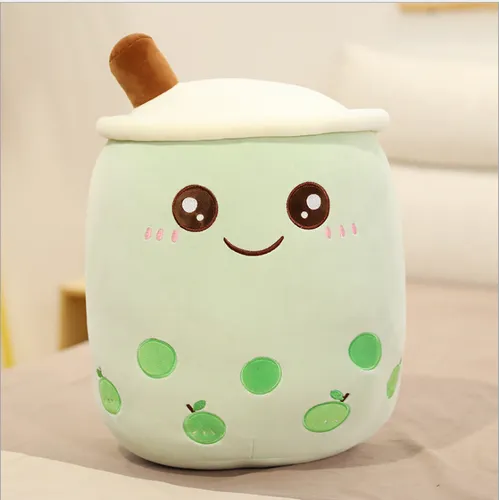 Almohada De Peluche Creative Imitation Pearl Milk Tea Para N