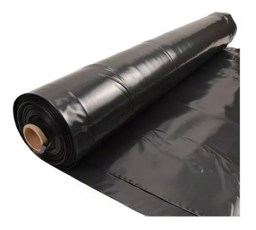 Nylon 100 Micrs Ancho 2 Mts Negro Rollo 100 Mt