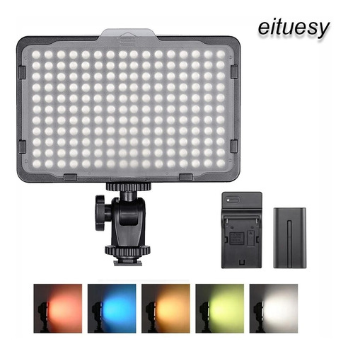 Lámpara De Luz Eituesy Camara De Video 176leds Con Batería