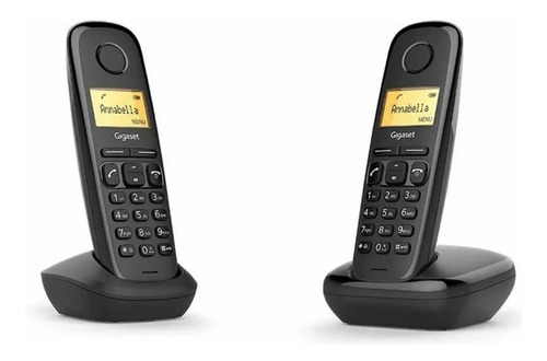 Teléfono Gigaset Trio A170 inalámbrico 220V - color negro