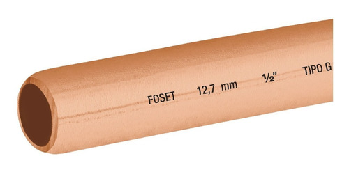 Rollo De 15 M De Tubo Flexible De Cobre De 1/2 , Foset 48158