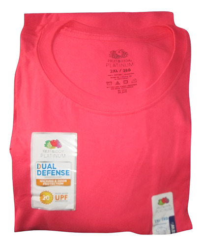 Camiseta Coral Casual De Hombre Talla 2x Fruit Of The Loom